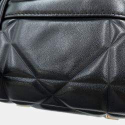 مملوكة مسبقًا Dior Lady'S 95.22 2Way Handbag Black Leather Size Medium