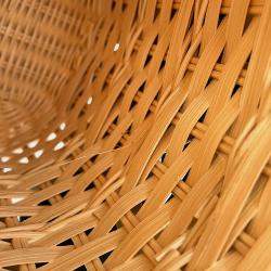 Pre Owned Dior Sahara 2-Way Bucket Bag Beige Raffia Leather Rubber Size Nano