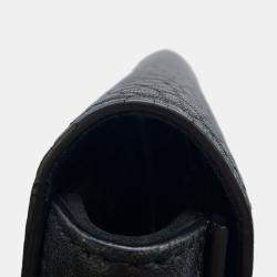 Pre Owned حقيبة كتف ديور شعار موزاييك جلد أسود