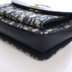 Pre Owned حقيبة كريستيان ديور ميني أوبليك ميس ماددي فلاب