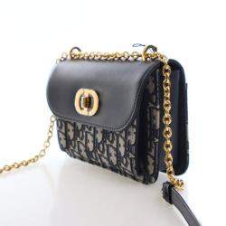 Pre Owned حقيبة كريستيان ديور ميني أوبليك ميس ماددي فلاب