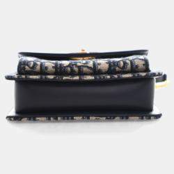 Pre Owned حقيبة كريستيان ديور ميني أوبليك ميس ماددي فلاب