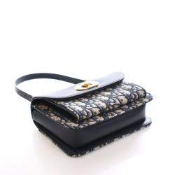 Pre Owned حقيبة كريستيان ديور ميني أوبليك ميس ماددي فلاب