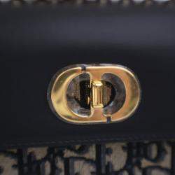 Pre Owned حقيبة كريستيان ديور ميني أوبليك ميس ماددي فلاب