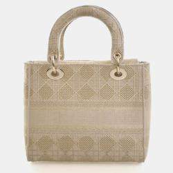 مملوكة مسبقًا حقيبة كريستيان ديور دي-لايت متوسطة مطرزة