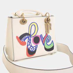 مملوكة مسبقًا Dior Medium Niki De Saint Phalle Love Calfskin Lady Dior