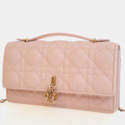 Pre Owned حقيبة ديور ماي ديور جلد حَمَل صغيرة