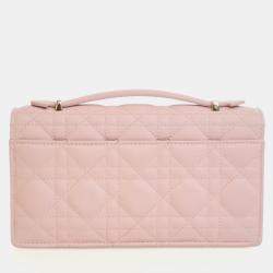 Pre Owned حقيبة ديور ماي ديور جلد حَمَل صغيرة