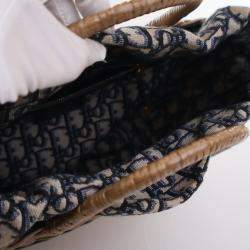 Pre Owned حقيبة ديور سلة خوص