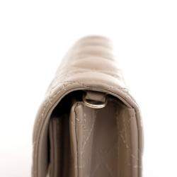 Pre Owned Dior Lambskin Daily Pouch With Chain