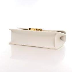 Pre Owned Dior White Calfskin 30 Montaigne East-West Bag