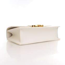 Pre Owned Dior White Calfskin 30 Montaigne East-West Bag