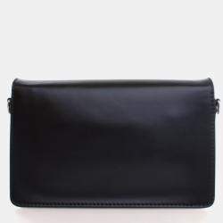 مملوكة مسبقًا حقيبة ديور فلاب ديور (إ) يفولوشن جلد عجل سوداء