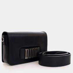 مملوكة مسبقًا حقيبة ديور فلاب ديور (إ) يفولوشن جلد عجل سوداء