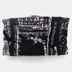 Pre Owned Dior Mini Canvas Vertical Tote