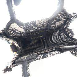 Pre Owned Dior Mini Canvas Vertical Tote