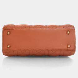 Pre Owned حقيبة ديور ليدي صغيرة لامب سكين مايبكديور