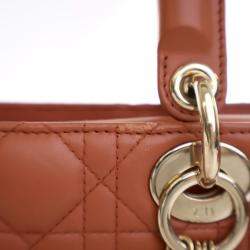 Pre Owned حقيبة ديور ليدي صغيرة لامب سكين مايبكديور