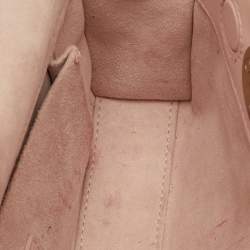 Pre Owned حقيبة يد ديور دي جوي جلد كاناج وردي صغير