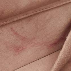 Pre Owned حقيبة يد ديور دي جوي جلد كاناج وردي صغير