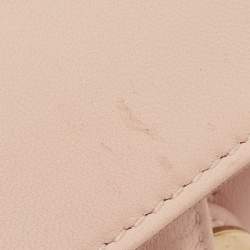 Pre Owned حقيبة يد ديور دي جوي جلد كاناج وردي صغير