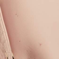 Pre Owned حقيبة يد ديور دي جوي جلد كاناج وردي صغير