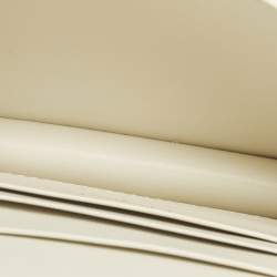 مملوكة مسبقًا حقيبة كتف ديور ميس كاريو جلد ماكروكاناج بيج / أبيض صغيرة