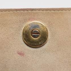 مملوكة مسبقًا Dior Diorama Silver Studded Leather Vertical Chain Clutch