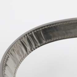 مملوكة مسبقًا Dior Diorama Silver Studded Leather Vertical Chain Clutch