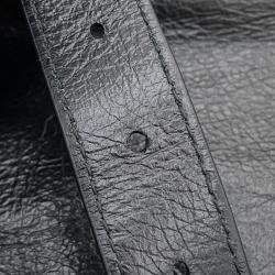 مملوكة مسبقًا حقيبة يد كريستيان ديور غراند تور جلد عجل مجعد أسود