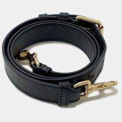 مملوكة مسبقًا حقيبة يد كريستيان ديور غراند تور جلد عجل مجعد أسود