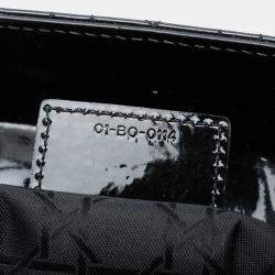 مملوكة مسبقًا Dior Black Large Patent Cannage Lady Dior