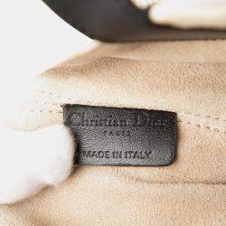 مملوكة مسبقًا حقيبة يد ديور توجور كبيرة قماش أبيض برج إيفل