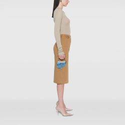 مملوكة مسبقًا Dior Blue Micro Goatskin Saddle Bag