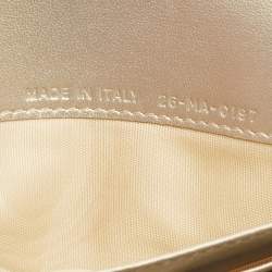 مملوكة مسبقًا Dior Diorama Gold Leather Wallet On Chain