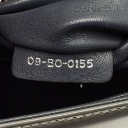 Pre Owned حقيبة كتف ديور ديوراما متوسطة جلد رمادي