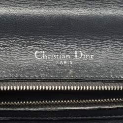 Pre Owned حقيبة كتف ديور ديوراما متوسطة جلد رمادي