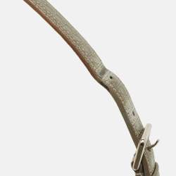 Pre Owned حقيبة كتف ديور ديوراما متوسطة جلد رمادي