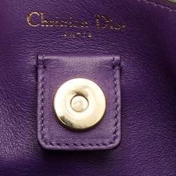 Pre Owned حقيبة شوبَر جلد أخضر داكن كبيرة ديور ديوريسيمو