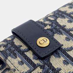 مملوكة مسبقًا حقيبة حزام ديور السرج قماش أزرق كحلي أوبليك