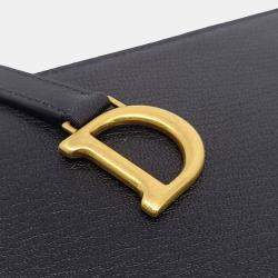 مملوكة مسبقًا حقيبة الكتف ديور سرج جلد أسود