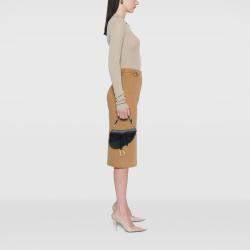 مملوكة مسبقًا Dior Black Mini Grained Calfskin Saddle Bag