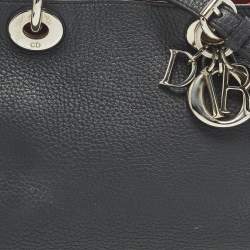 Pre Owned حقيبة يد ديور ديوريسيمو صغيرة جلد أزرق كحلي