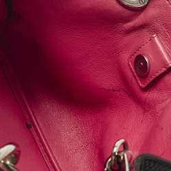 Pre Owned حقيبة يد ديور ديوريسيمو صغيرة جلد أزرق كحلي