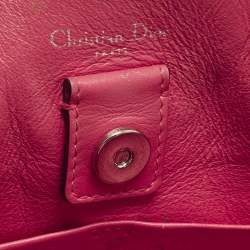 Pre Owned حقيبة يد ديور ديوريسيمو صغيرة جلد أزرق كحلي