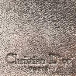 مملوكة مسبقًا Dior Lady Dior Black Cannage Leather French Wallet