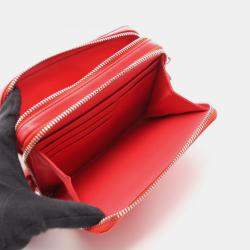 Pre Owned حقيبة كتف كروس بودي كريستيان ديور إيرل ميراج نايلون جلد أحمر