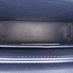 مملوكة مسبقًا حقيبة بوكس ديور مونتين ٣٠ جلد أزرق