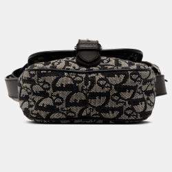 مملوكة مسبقًا Dior Black Diorissimo Trotter Canvas Crossbody