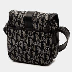 مملوكة مسبقًا Dior Black Diorissimo Trotter Canvas Crossbody